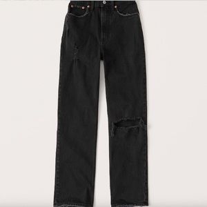 Abercrombie 90’s Ultra High Rise Straight Jeans